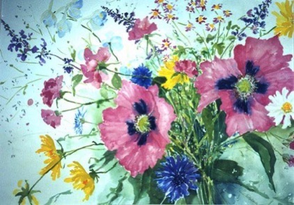 Poppies and Wildflowers (sold)