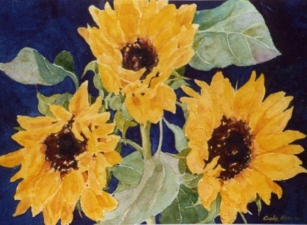 3 Sunflowers (sold)