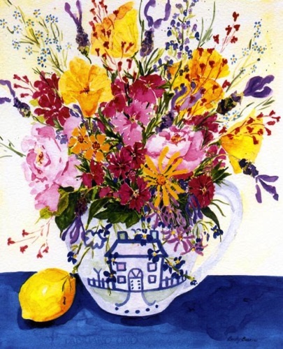 Hadley Teapot with Summer Flowers
(prints & cards)