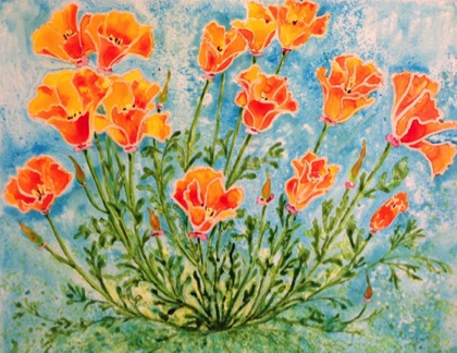 California Poppies #4
11x14   (sold)