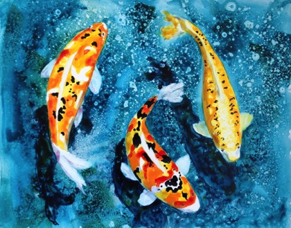 Koi #3
11x14 Koi #3
11x14