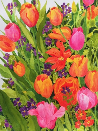 Riot of Tulips 16 x 12 Riot of Tulips 16 x 12
