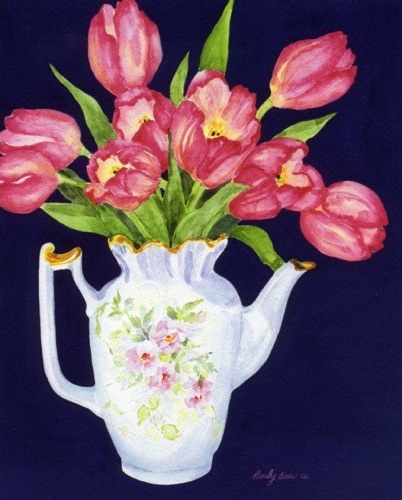Tulips In A Teapot (gift) Tulips In A Teapot (gift)